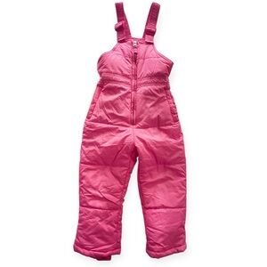 JESSICA SIMPSON Snow Bib Overalls Pants Girls 4T Pink winter outdoors